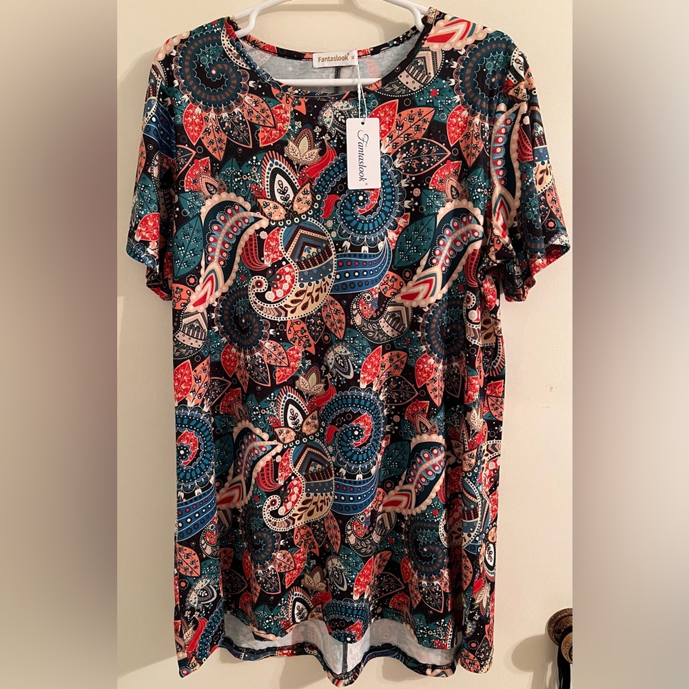 Brand: Fantaslook, Condition: New with tags, Style: paisley/leaf print